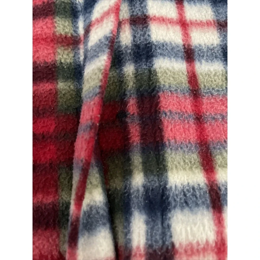 North Crest Women's Red‎ Plaid Cozy Fleece Shacket Shirt Jacket Size XL (18)